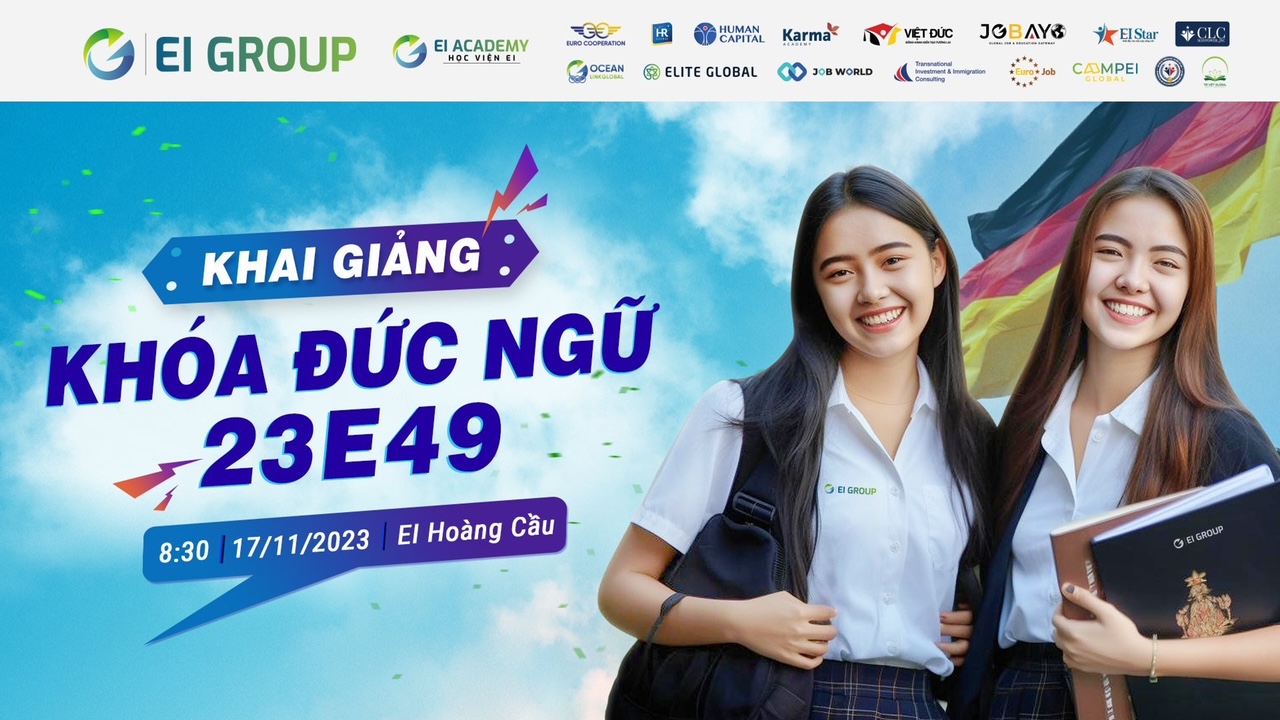 Lễ khai giảng Đức ngữ 23E49 tại EIGROUP