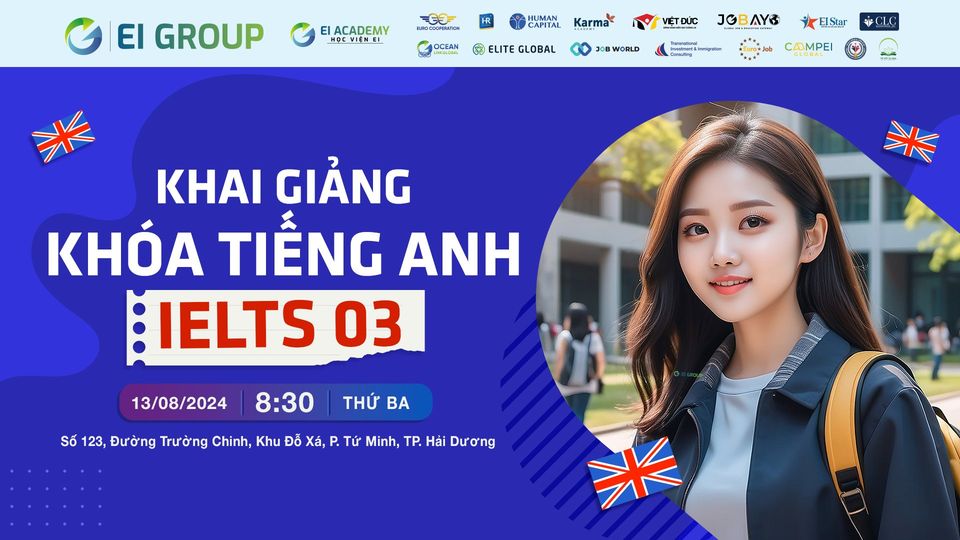 Lễ Khai Giảng Khóa Tiếng Anh IELTS 03: "Điểm Khởi Đầu Tương Lai"